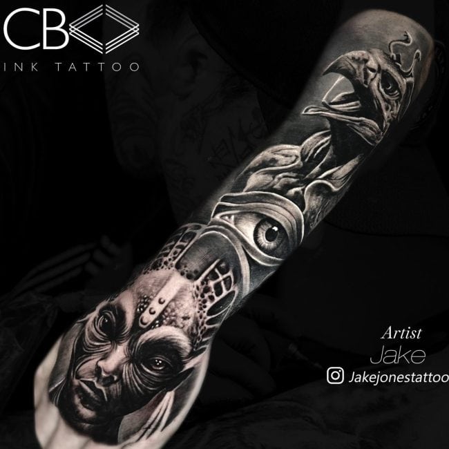 Outer Forearm Tattoo For Men