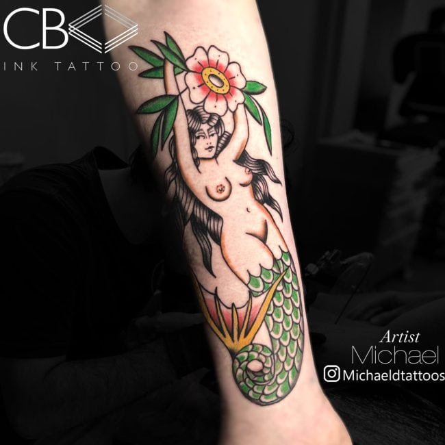 Inner Forearm Tattoo Men