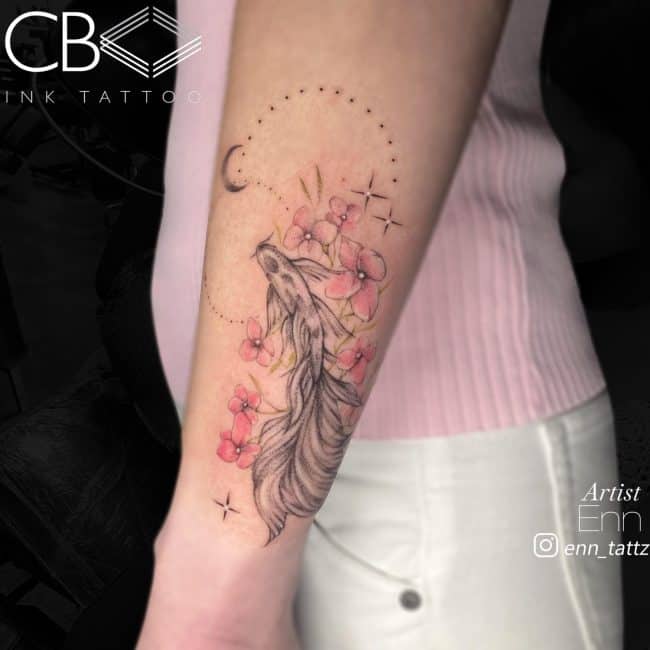 Outer Forearm Tattoos For Females