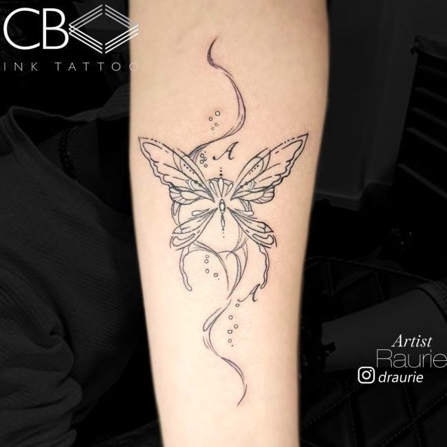Inner Forearm Tattoo Female
