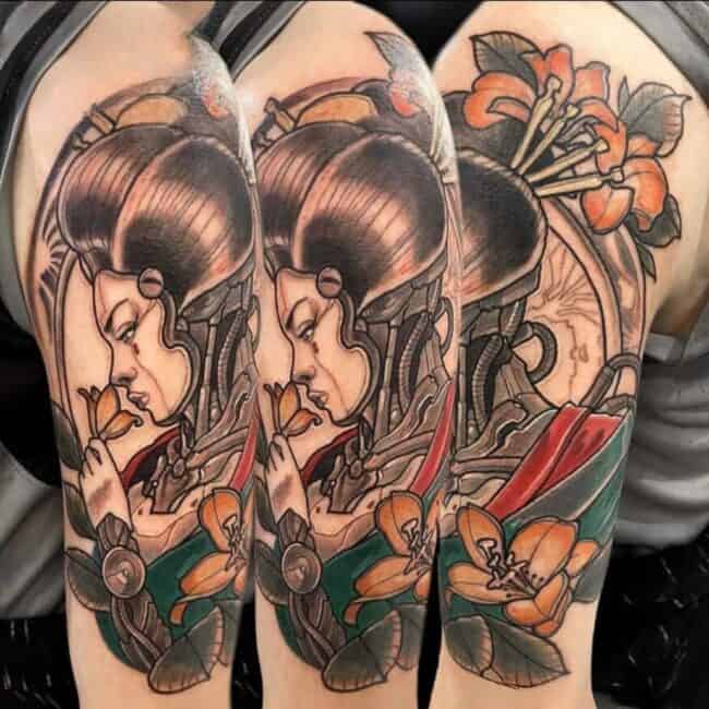 Rhys Tattoo Artist Japanese Colour Sleeve Tattoo