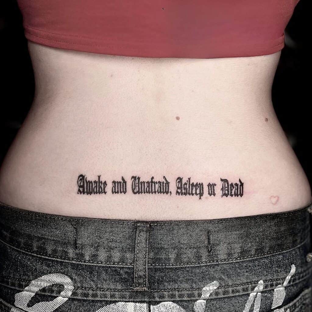 Brisbane Script/Lettering Tattoo Artists & Portfolio