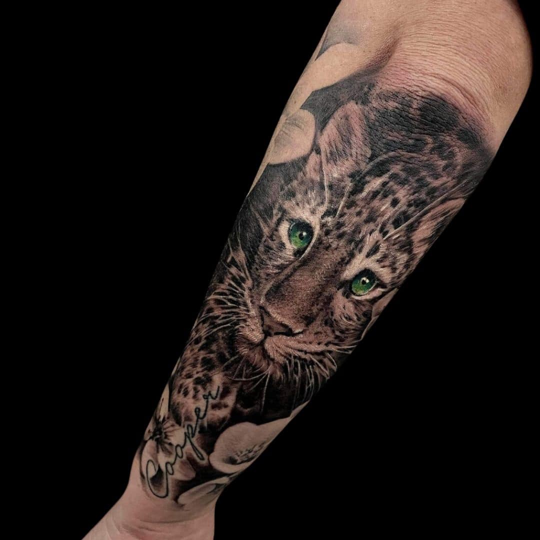 Jake Jones Tattoo Artist Big Cat Realism Tattoo