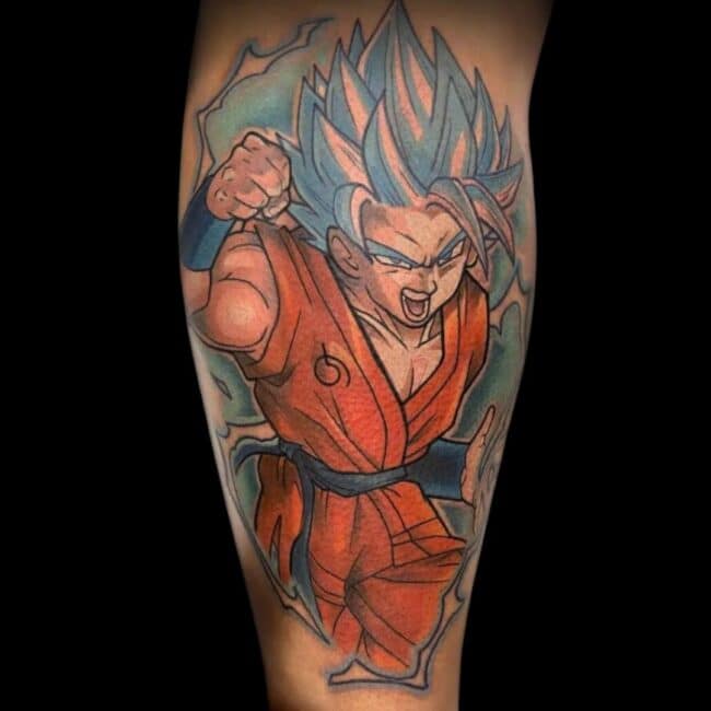Rhys Tattoo Artist Naruto Anime Cartoon Forearm Tattoo