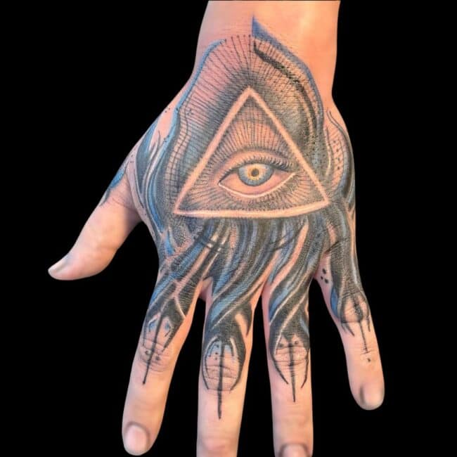 Thor Tattoo Artist Colour Eye Hand Tattoo