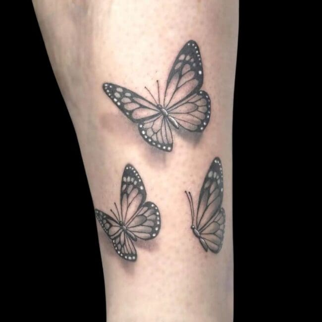 3 Butterfly Tattoo