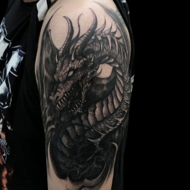 Black Dragon Tattoo
