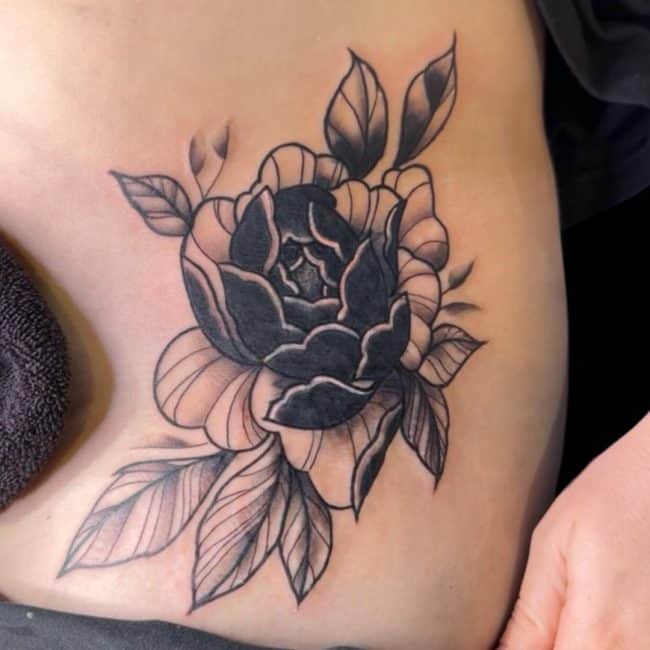 CB Ink Tattoo Post Cover Up Side Tattoo