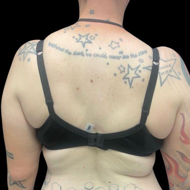 CB Ink Tattoo Pre Cover Up Back Tattoo
