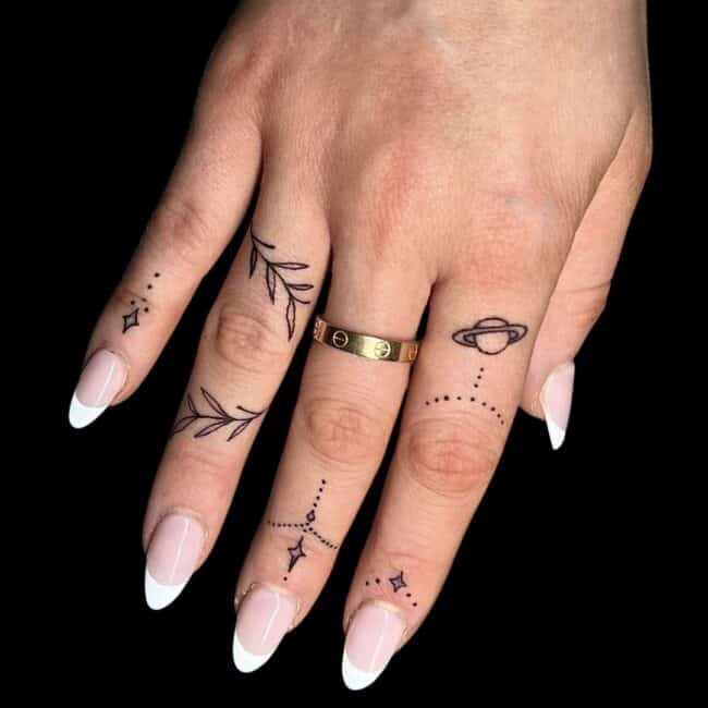 Chelsea Tattoo Artist Fine Line Hand Tattoo Elegant Delicate Tattoo