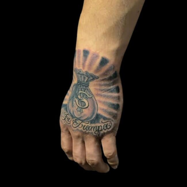Hand Money Tattoo
