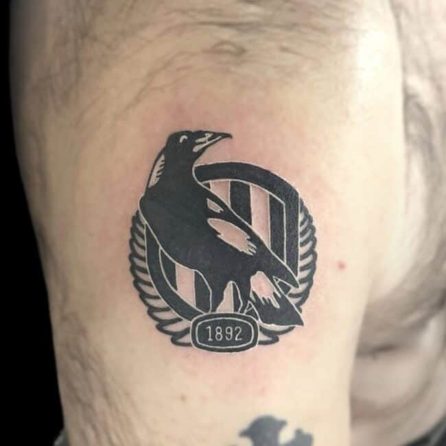Josh Tattoo Artist Blackwork Raven Arm Tattoo