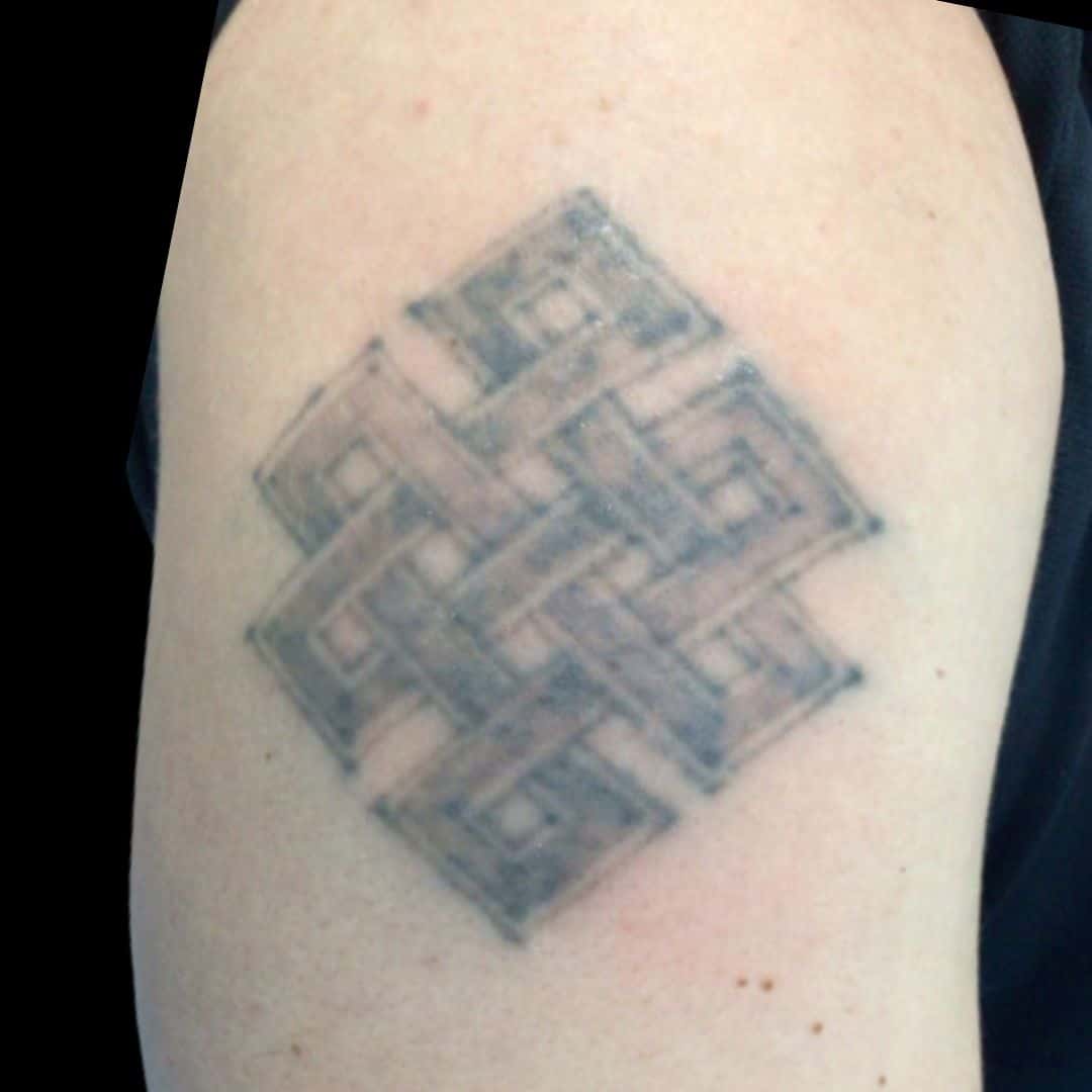 Laser Tattoo Removal Shoulder Blackwork After 4 Treatments Lachlan