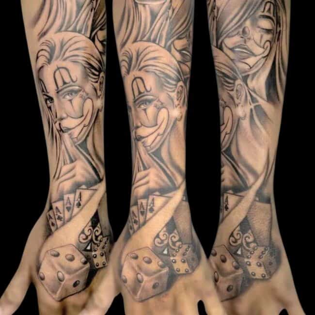 Money Dice Tattoo