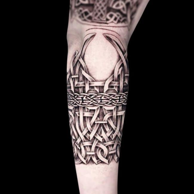 Raurie Tattoo Artist Celtic Geometric Forearm Tattoo