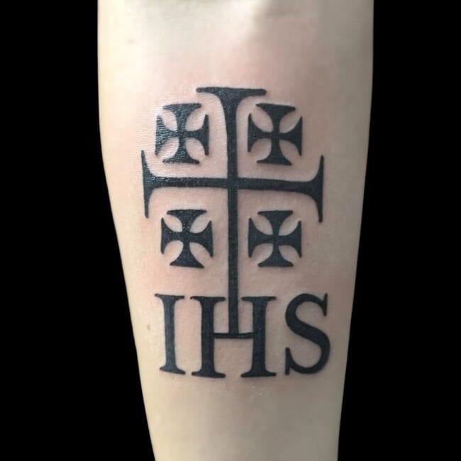 Thor Tattoo Artist Blackwork Lettering Script Forearm Tattoo