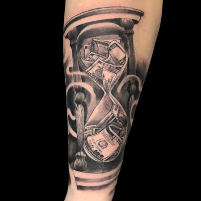 Time Is Money Tattoo