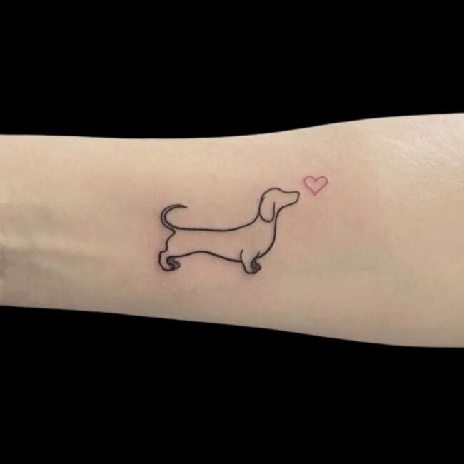 Wiener Dog Tattoo