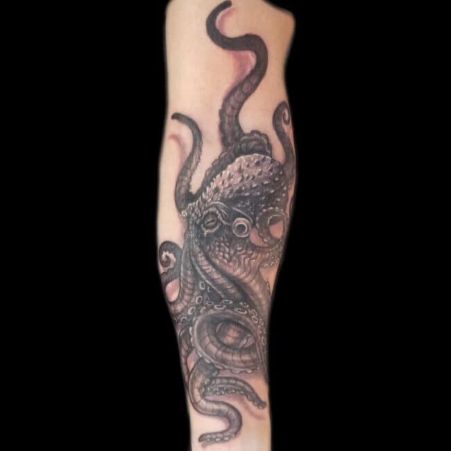 Octopus Realism Tattoo