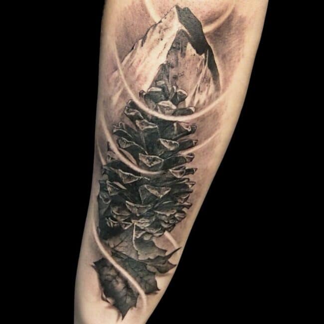 Realism Mountain Tattoo