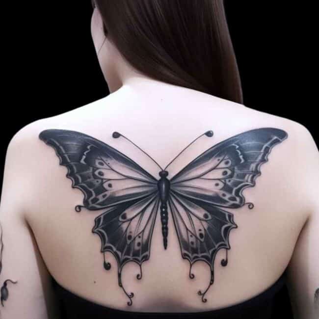 Butterfly Back Tattoo