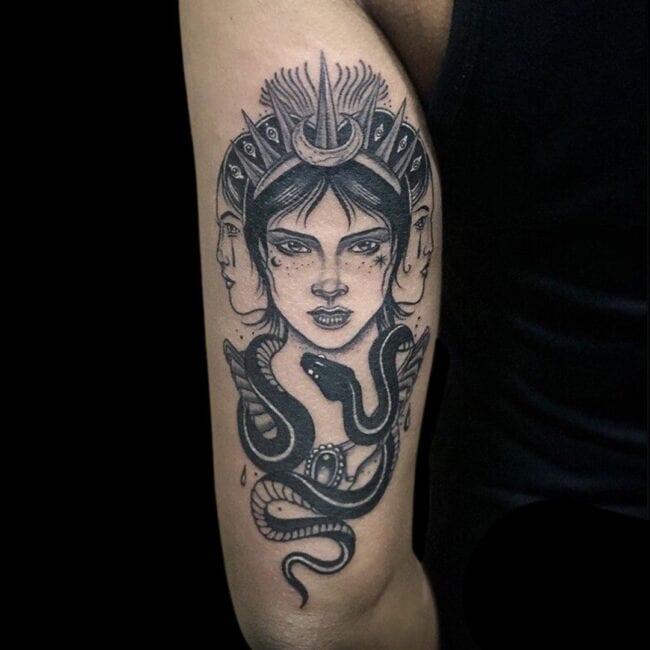 Goddess Medusa Tattoo