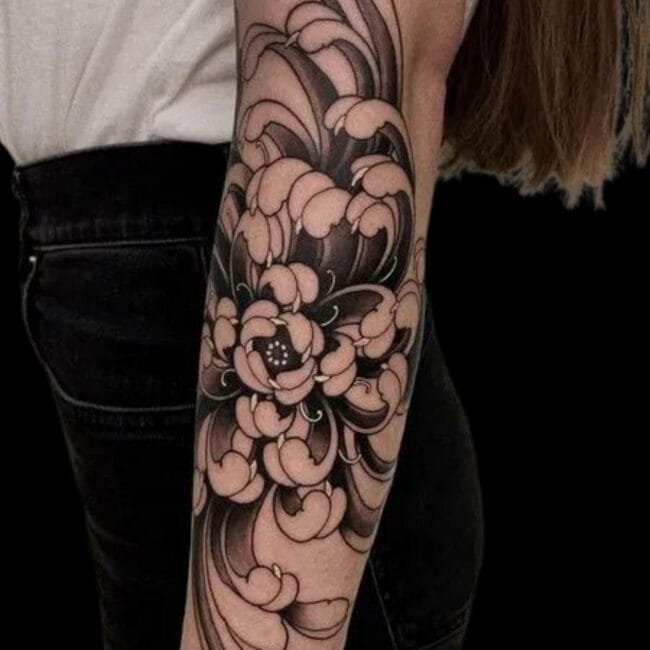 Japanese Chrysanthemum Tattoo