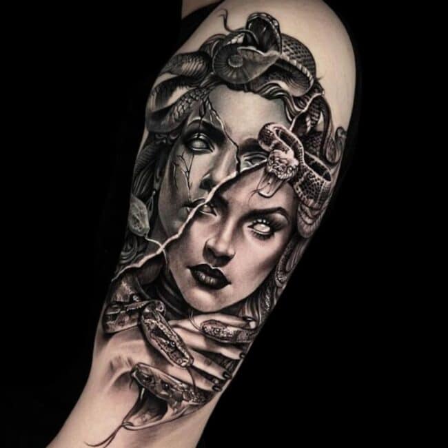 Medusa Arm Tattoo