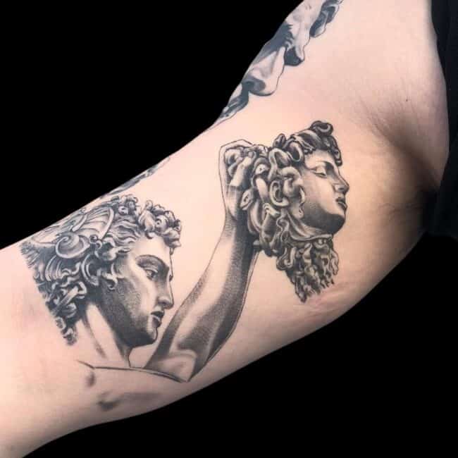 Perseus And Medusa Tattoo
