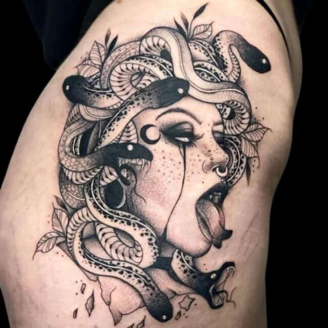 Sexy Medusa Tattoo