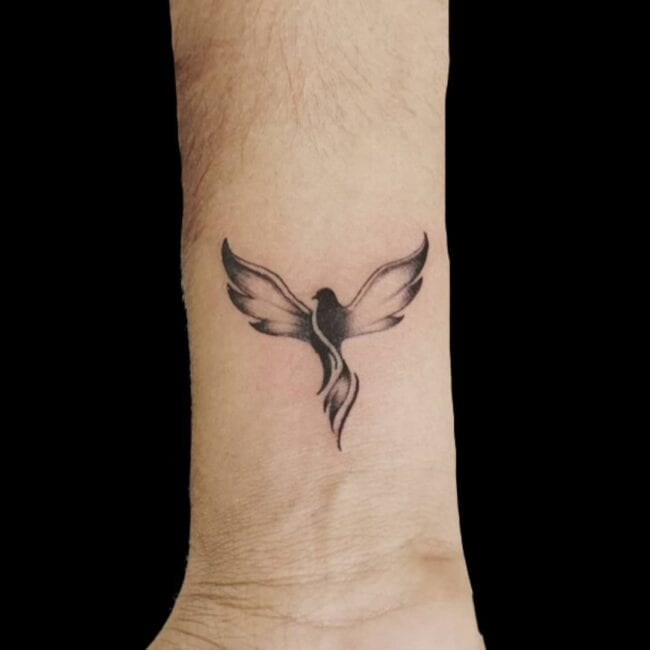 Small Phoenix Tattoo