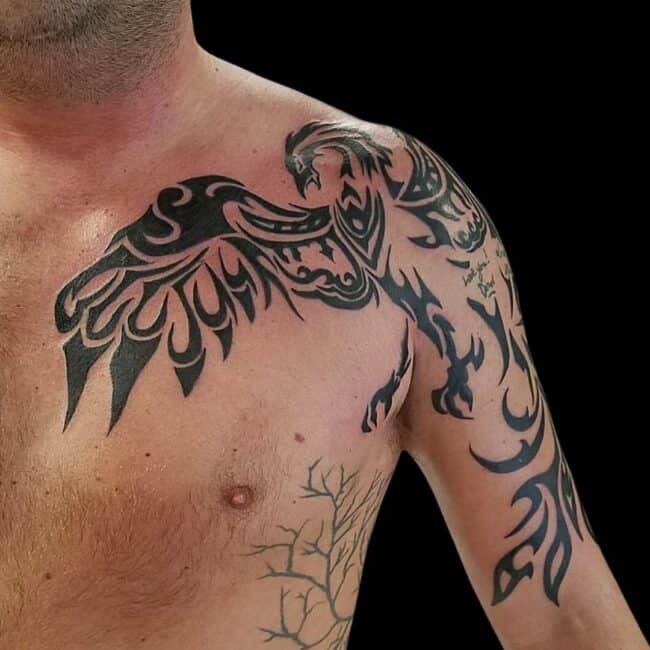 Tribal Phoenix Tattoo