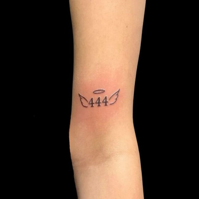 444 Angel Tattoo