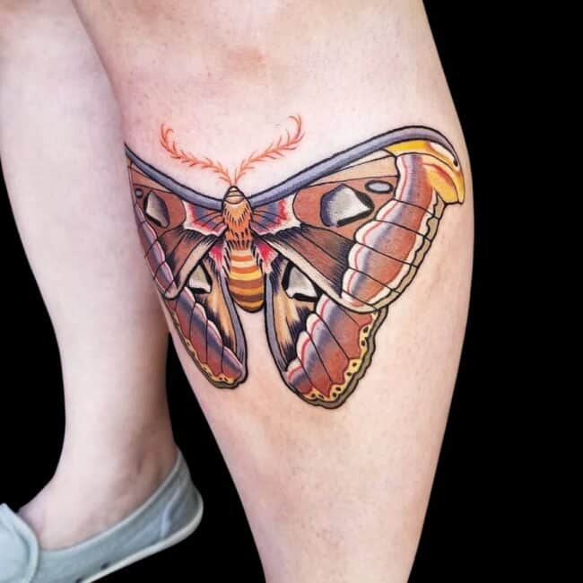 Atlas Moth Tattoo