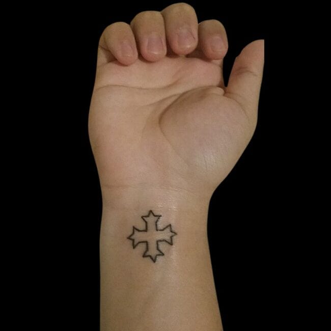 Coptic Cross Tattoo