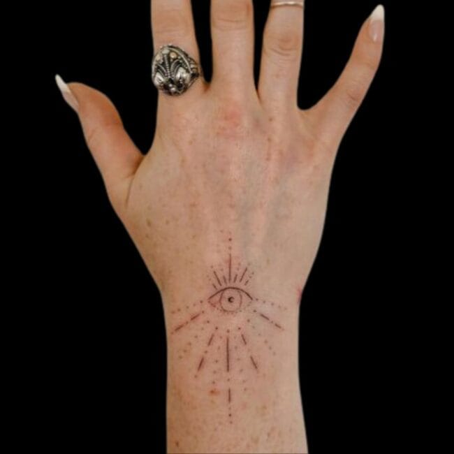 Evil Eye Protection Tattoo