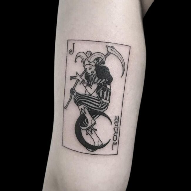 Joker tattoo meaning