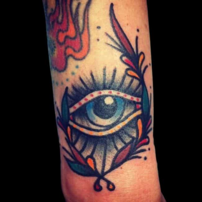 Traditional Evil Eye Tattoo