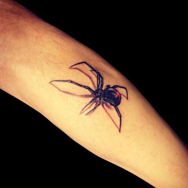 Black Widow Spider Tattoo