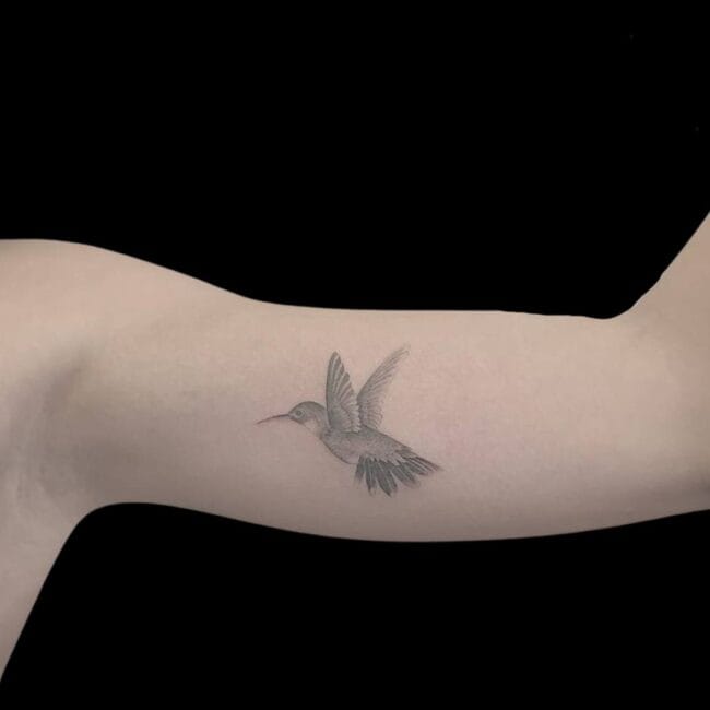Hummingbird Arm Tattoo