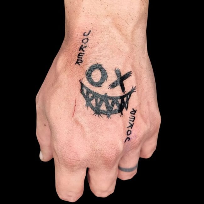 Joker Smile Tattoo