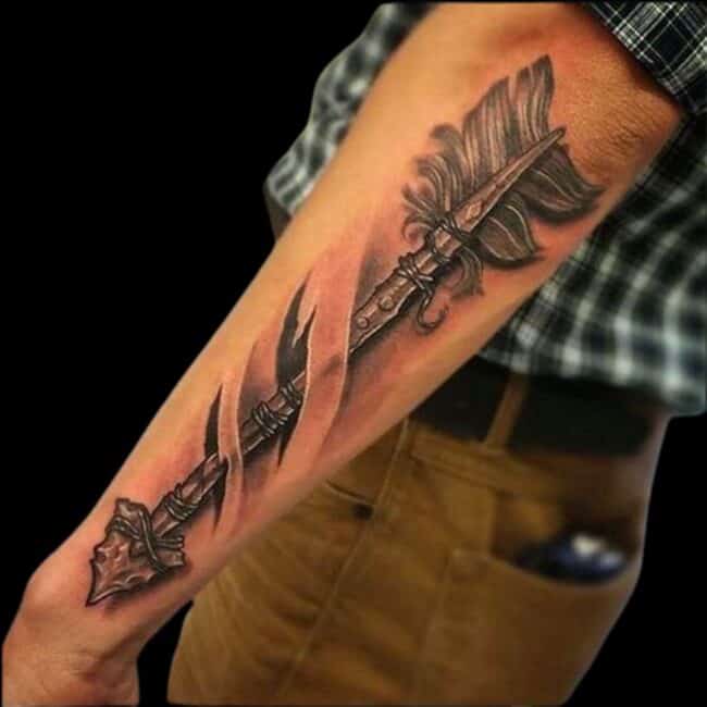 Arrow Forearm Tattoo