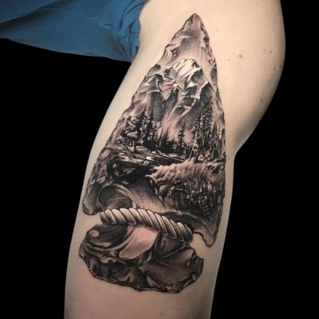 Arrow Head Tattoo