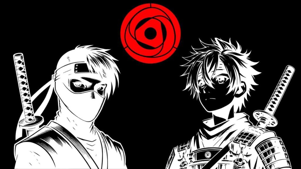 Anime Characters Simple Cartoon Image