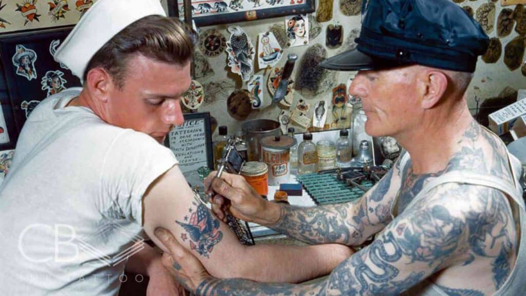 Blog Article Cover Photo Sailor US Australian Navy Guy Tattooing A Sailor