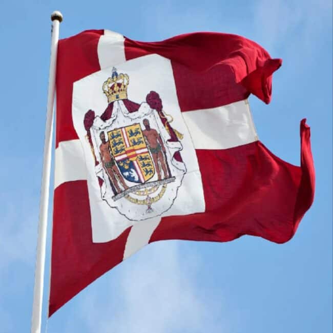 The Royal Symbol of the Denmark Monarchy The Royal Flag Photo