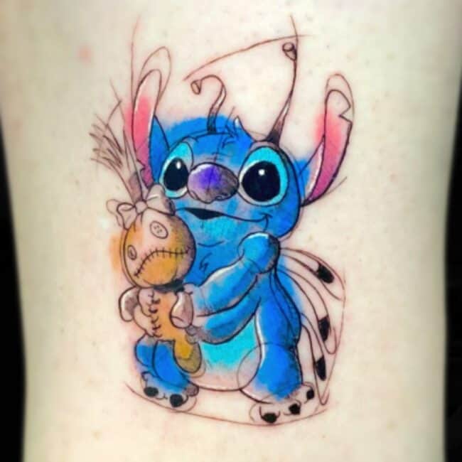 WATERCOLOUR STITCH TATTOO