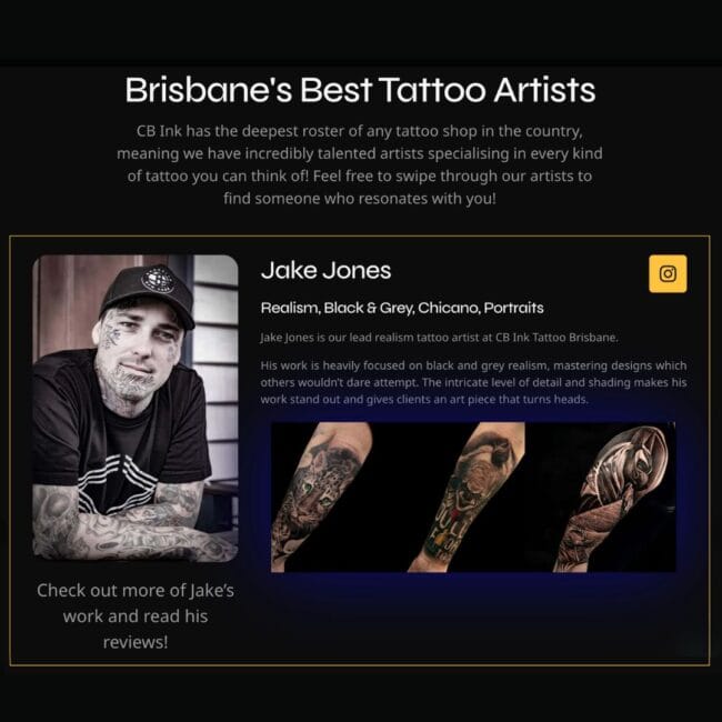 Jake Jones Tattoo Artist Black and Grey Realism Leopard Dog Pennywise Clown Tattoo Detailed Eyes Mouth Nose Face Forearm Arm Sleeve Tattoo