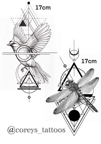 Animal 5 Flash Tattoo Design Sheet Corey