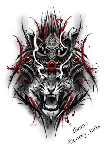 Animal 6 Flash Tattoo Design Sheet Corey